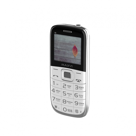 Мобильный телефон Maxvi B6 White - фото 4