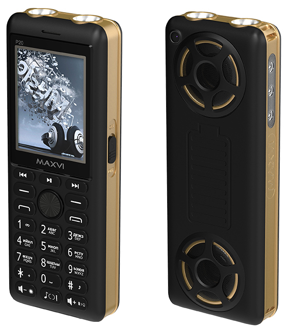 Мобильный телефон Maxvi P20 Gold