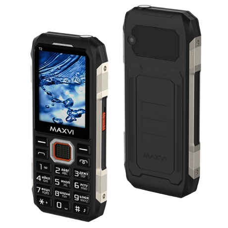 Мобильный телефон Maxvi T2 Black - фото 1