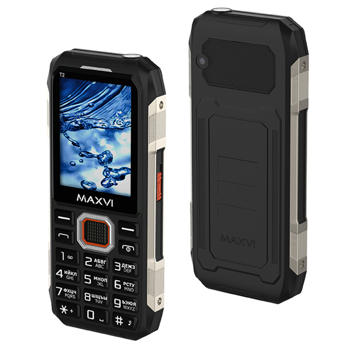 Мобильный телефон Maxvi T2 Black