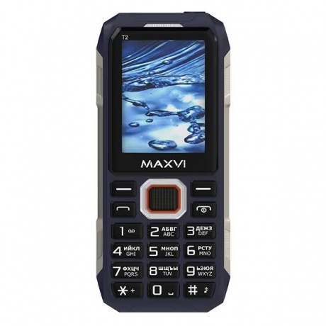 Мобильный телефон Maxvi T2 Blue - фото 2