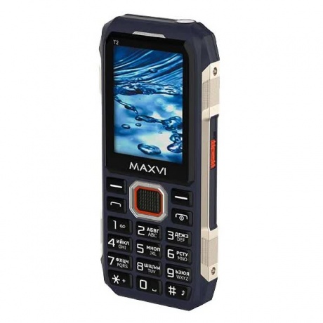 Мобильный телефон Maxvi T2 Blue - фото 8