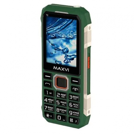Мобильный телефон Maxvi T2 Green - фото 8