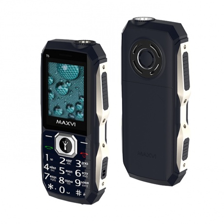 Мобильный телефон Maxvi T5 IP67 Dark blue - фото 1