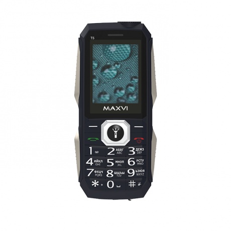 Мобильный телефон Maxvi T5 IP67 Dark blue - фото 3