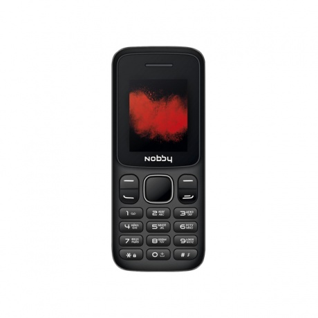 Мобильный телефон Nobby 100 BLACK GREY - фото 1