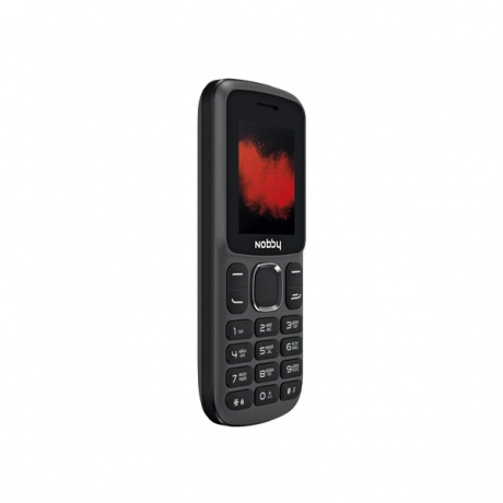 Мобильный телефон Nobby 100 GREY BLACK - фото 2