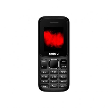 Мобильный телефон Nobby 101 BLACK GREY - фото 1