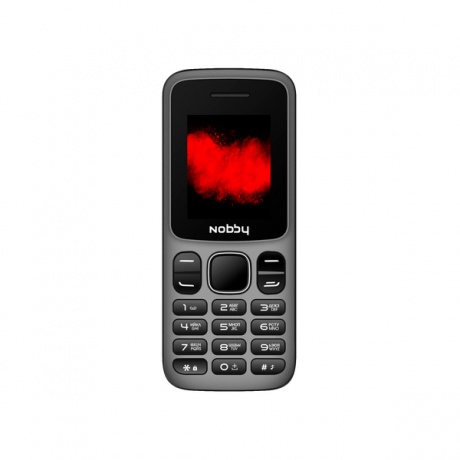 Мобильный телефон Nobby 101 GREY BLACK - фото 1