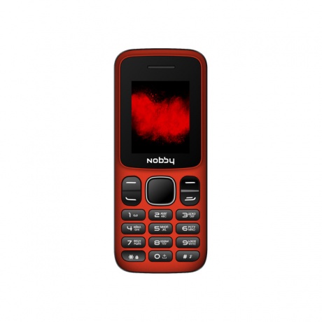 Мобильный телефон Nobby 101 RED BLACK - фото 1