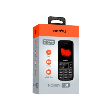 Мобильный телефон Nobby 101 RED BLACK - фото 5