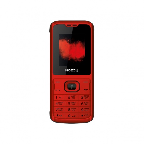Мобильный телефон Nobby 110 BLACK RED - фото 1