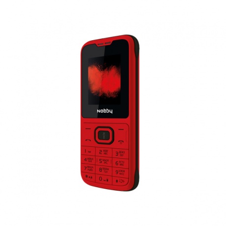 Мобильный телефон Nobby 110 BLACK RED - фото 2