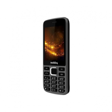 Мобильный телефон Nobby 300 BLACK GREY - фото 2