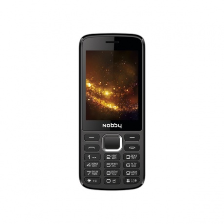Мобильный телефон Nobby 300 GREY BLACK - фото 1
