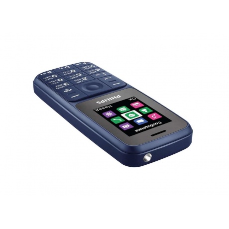 Мобильный телефон Philips Xenium E125 Blue - фото 3