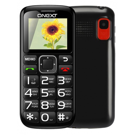Мобильный телефон Onext Care-Phone 5 Black 71123 - фото 1