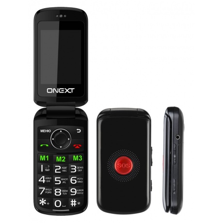Мобильный телефон Onext Care-Phone 6 Black - фото 1
