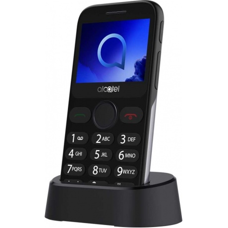 Мобильный телефон Alcatel 2019G Black/Metallic Silver - фото 5
