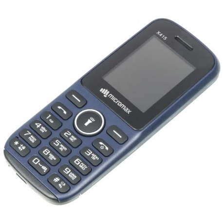 Мобильный телефон Micromax X415 32Mb синий - фото 5