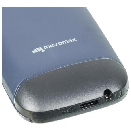 Мобильный телефон Micromax X415 32Mb синий - фото 7