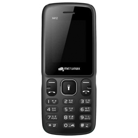Мобильный телефон Micromax X412 черный/серый - фото 3