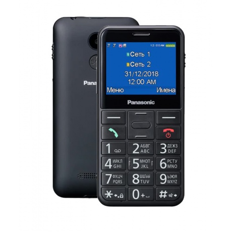 Мобильный телефон Panasonic KX-TU150RU черный - фото 1