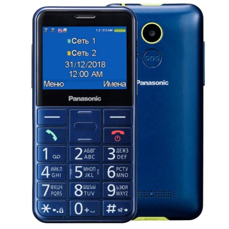 Мобильный телефон Panasonic KX-TU150RU синий - фото 1
