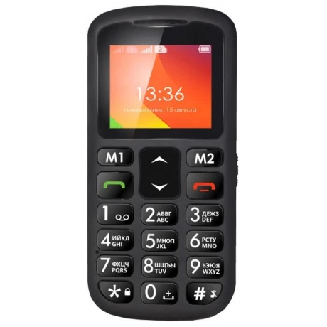 Мобильный телефон Ginzzu MB601 Black - фото 5
