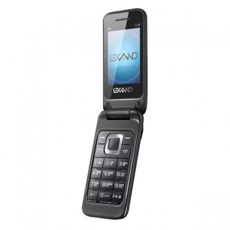 Мобильный телефон Lexand A2 Flip Black - фото 4