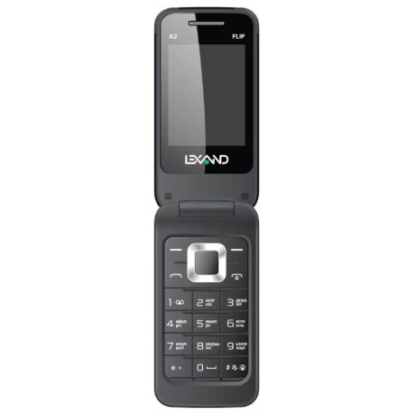 Мобильный телефон Lexand A2 Flip Black - фото 5