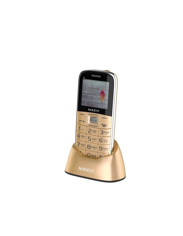 Мобильный телефон Maxvi B6 Gold мобильный телефон strike m30 gold