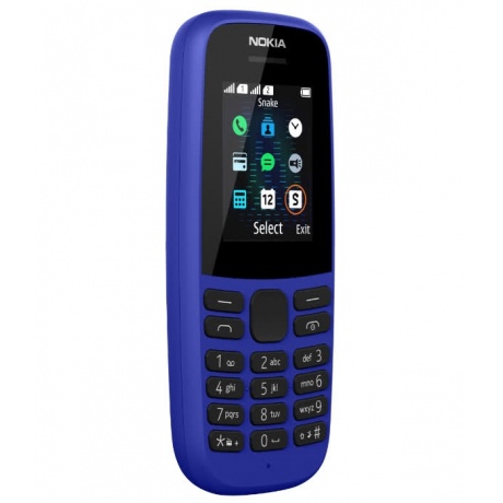 Мобильный телефон Nokia 105 (TA-1174) 2019 BLUE - фото 2