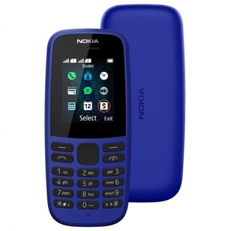 Мобильный телефон Nokia 105 (TA-1174) 2019 BLUE - фото 4