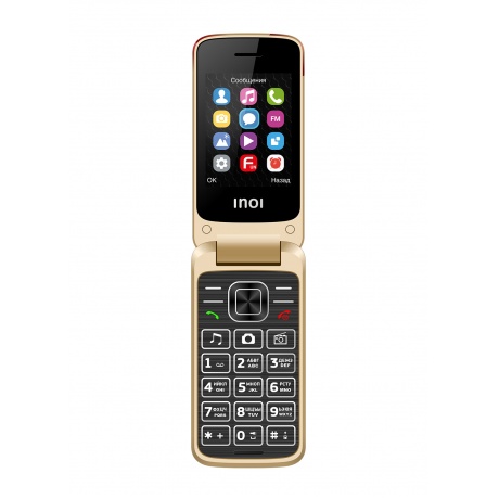 Мобильный телефон INOI 245R GOLD (2 SIM) - фото 3
