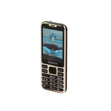 Мобильный телефон Maxvi X10 METALLIC GOLD (2 SIM) - фото 9
