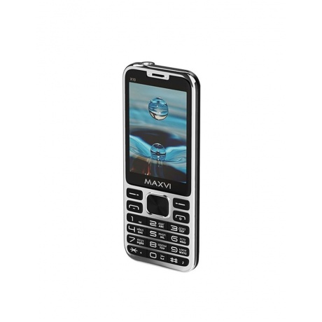 Мобильный телефон Maxvi X10 METALLIC SILVER (2 SIM) - фото 3