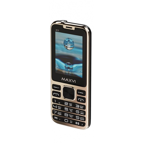 Мобильный телефон Maxvi X11 ROSE GOLD  (2 SIM) - фото 3