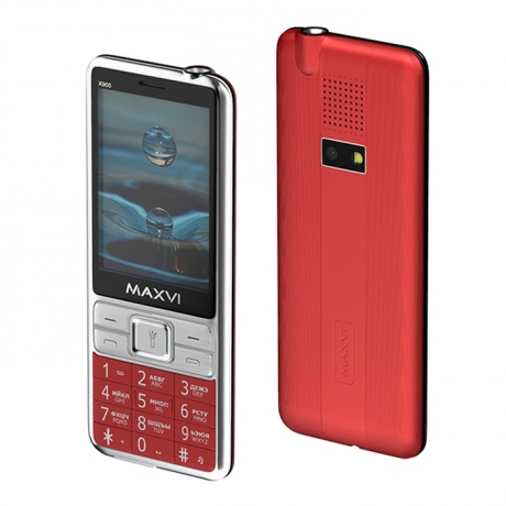Мобильный телефон Maxvi X900 RED (2 SIM) - фото 1