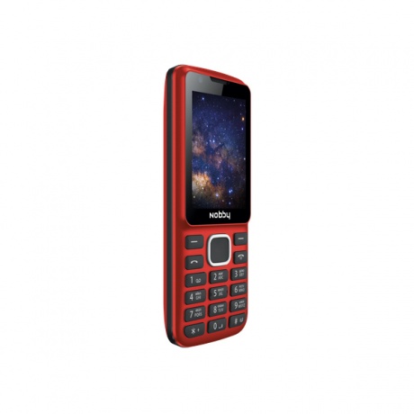 Мобильный телефон Nobby 230 RED BLACK (2 SIM) - фото 3