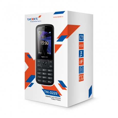 Мобильный телефон eXet TM-D229 Black - фото 5