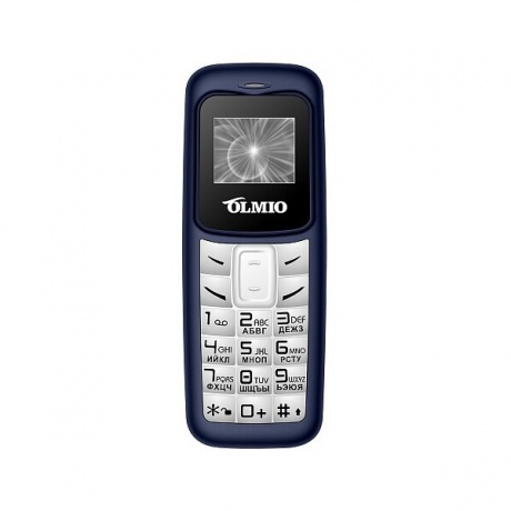 Мобильный телефон Olmio А02 Blue-White - фото 2