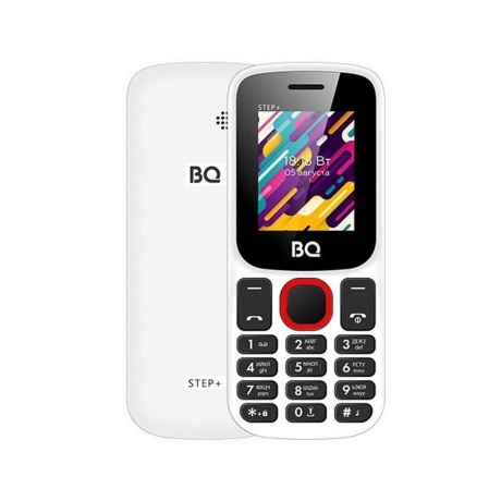 Мобильный телефон BQ 1848 STEP+ WHITE RED (2 SIM) - фото 1