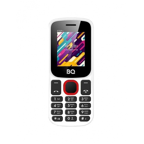 Мобильный телефон BQ 1848 STEP+ WHITE RED (2 SIM) - фото 2