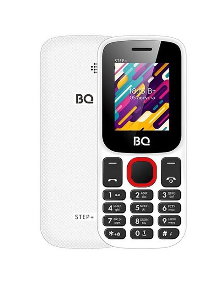 Мобильный телефон BQ 1848 STEP+ WHITE RED (2 SIM) мобильный телефон bq 1848 step white blue 2 sim
