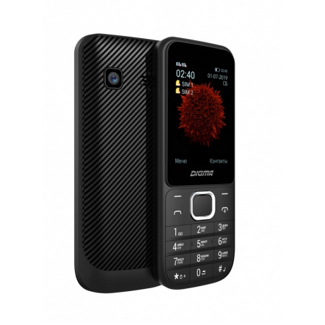 Мобильный телефон Digma LINX C240 BLACK - фото 1