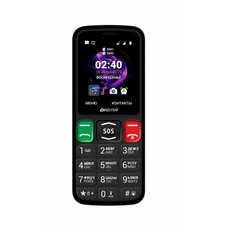 Мобильный телефон Digma Linx S240 BLACK - фото 3
