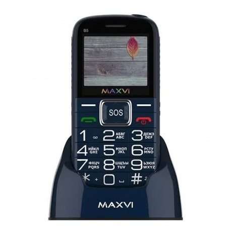 Мобильный телефон Maxvi B5 Blue - фото 1
