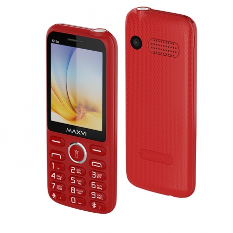 Мобильный телефон MAXVI K15n RED - фото 1