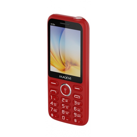 Мобильный телефон MAXVI K15n RED - фото 2